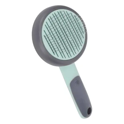 Brosse autonettoyante animaux : anti-nœuds et poils morts (Verte) Brosse autonettoyante animaux : anti-nœuds et poils morts (Verte)
