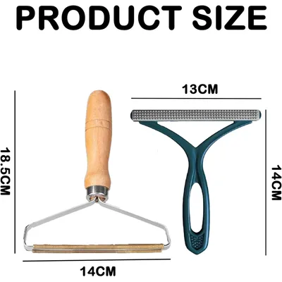 2 peignes de toilettage portables : anti-poils pour vêtements, chat & chien 2 peignes de toilettage portables : anti-poils pour vêtements, chat & chien