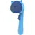 Brosse autonettoyante bleue : toilettage & massage, poils longs & courts