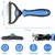 Peigne démêlant 17+9 dents : brosse double face pour sous-poil & nœuds Peigne démêlant 17+9 dents : brosse double face pour sous-poil & nœuds