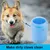 Nettoyeur de Pattes PetTribes Bleu M Silicone Portable Chien Nettoyeur de Pattes PetTribes Bleu M Silicone Portable Chien
