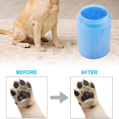 Nettoyeur de Pattes PetTribes Bleu M Silicone Portable Chien