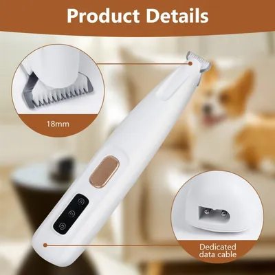 ZooVenture Tondeuse Chat LED Inox Imperméable ZooVenture Tondeuse Chat LED Inox Imperméable