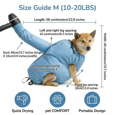 PetTribes Manteau de Séchage pour Chien Dry Coat PetTribes Manteau de Séchage pour Chien Dry Coat