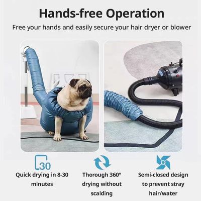 Zoomtopia Sac séchage chien chat 360° taille grand accessoire toilettage