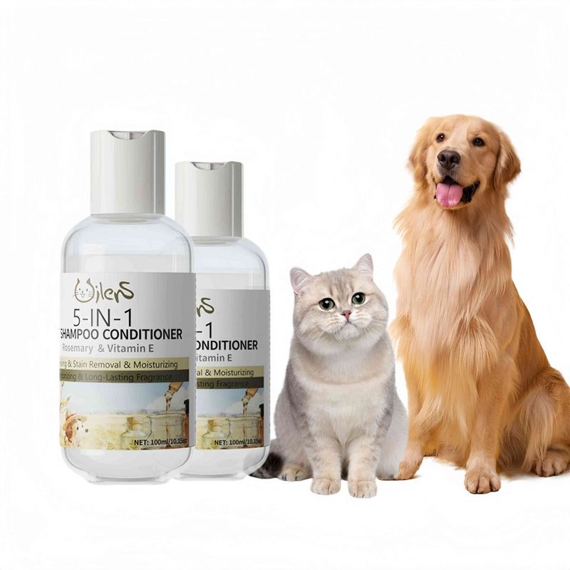 FurryFusion Shampoing pour animaux au romarin