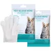 PetTribes Gants Nettoyants Animaux Lot de 12 Sans Parfum