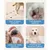 Zoomtopia Nettoyeur pattes chien contrôle vitesse ABS 11x15cm Zoomtopia Nettoyeur pattes chien contrôle vitesse ABS 11x15cm
