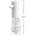 Zoomtopia Mousseuse automatique bain animal 230ml rechargeable USB