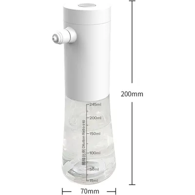 Zoomtopia Mousseuse automatique bain animal 230ml rechargeable USB