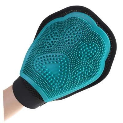 FurryFusion Gant de toilettage double - face pour chien FurryFusion Gant de toilettage double - face pour chien