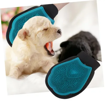 FurryFusion Gant de toilettage double - face pour chien FurryFusion Gant de toilettage double - face pour chien