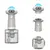 ZooVenture Machine Mousse Bain Animal - Shampoing, Étanche ZooVenture Machine Mousse Bain Animal - Shampoing, Étanche