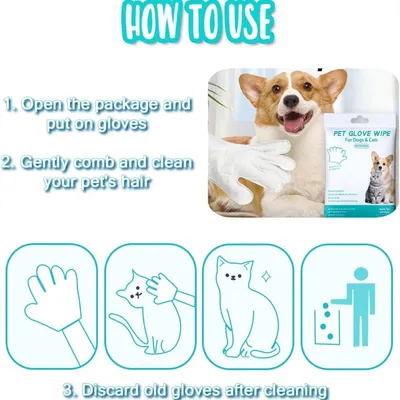 ZooVenture Lingettes Nettoyage Animal - Desodorisant, Sans Alcool ZooVenture Lingettes Nettoyage Animal - Desodorisant, Sans Alcool