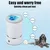 PetTribes Nettoyeur Pattes Chien Massage Rotatif Rechargeable