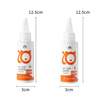 MCBOSON Liquide pour nettoyer les oreilles des animaux de compagnie 2 pcs MCBOSON Liquide pour nettoyer les oreilles des animaux de compagnie 2 pcs
