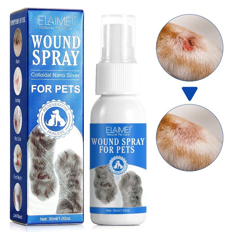 MCBOSON Spray pour cicatrisation des blessures de animaux de compagnie
