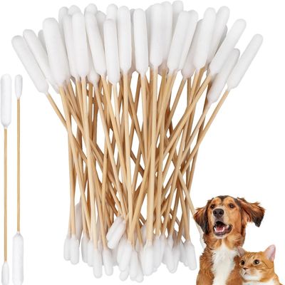 ZooVenture Coton-Tiges Bebe Animal - Bois Double, 50 Pièces