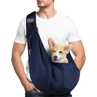 PetTribes Sac Transport Chien Chat Bleu 7.5kg, Mains Libres PetTribes Sac Transport Chien Chat Bleu 7.5kg, Mains Libres