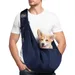 PetTribes Sac Transport Chien Chat Bleu 7.5kg, Mains Libres
