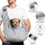 PetTribes Sac Transport Gris Ondulé 7.5kg, Design Élégant PetTribes Sac Transport Gris Ondulé 7.5kg, Design Élégant