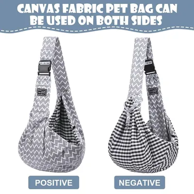 PetTribes Sac Transport Gris Ondulé 7.5kg, Design Élégant PetTribes Sac Transport Gris Ondulé 7.5kg, Design Élégant
