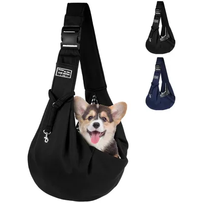 PetTribes Sac Transport Chien Chat Noir 7.5kg, Mains Libres PetTribes Sac Transport Chien Chat Noir 7.5kg, Mains Libres