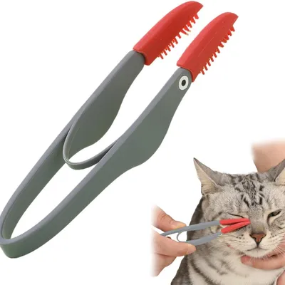 ZooVenture Brosse Yeux Animal - Doux, Antidérapant, Poils Souples