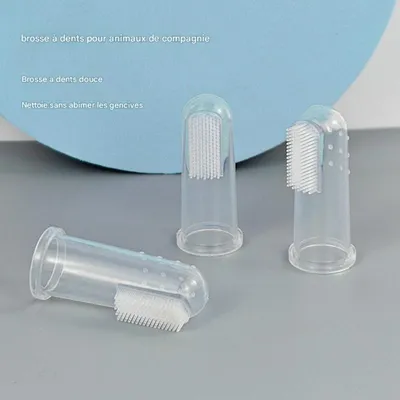 FurryFusion Doigtte pour brosser les dents de chiens et chats FurryFusion Doigtte pour brosser les dents de chiens et chats