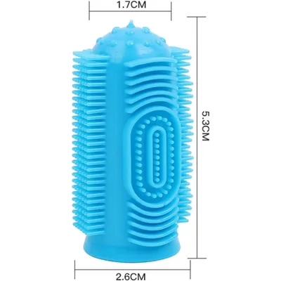 ZooVenture Brosse Dent Chat Chien Silicone 8P ZooVenture Brosse Dent Chat Chien Silicone 8P