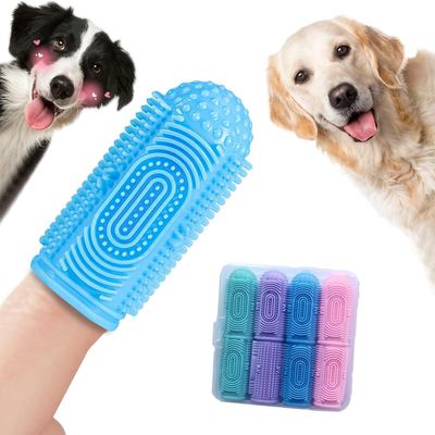 ZooVenture Brosse Dent Chat Chien Silicone 8P