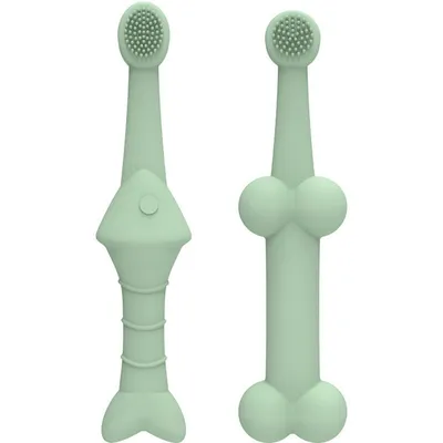 4 brosses à dents vertes pour chats et chiens (11,9 et 11,6 cm) 4 brosses à dents vertes pour chats et chiens (11,9 et 11,6 cm)