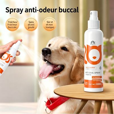 MCBOSON Spray buccal pour animaux de compagnie - 120 ml