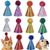 Lot de 10 pieces | Couleurs variees | Hauteur: 7.5cm