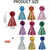 ZooVenture Chapeau Fete Cone Animaux 10P ZooVenture Chapeau Fete Cone Animaux 10P