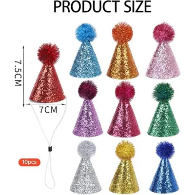 ZooVenture Chapeau Fete Cone Animaux 10P ZooVenture Chapeau Fete Cone Animaux 10P