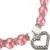 Collier Perles Animal Coeur Gravé Rose - PetTribes 2 Pièces