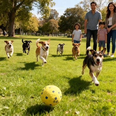 FurryFusion Pelota anti-mordeduras para perros