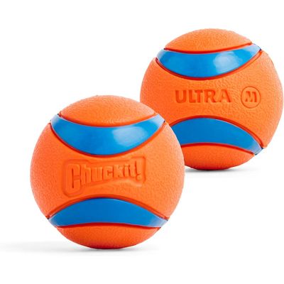 Applicable à Chuckit Lot 2 Ultra Ball taille M 2,5 pouces caoutchouc