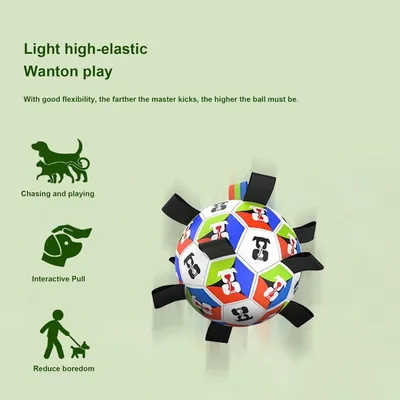Pawffee Ballon de football interactif pour chien