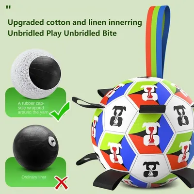 Pawffee Ballon de football interactif pour chien