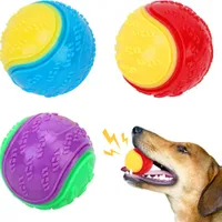 ZooVenture Balles Chien Couineuses - Caoutchouc, 3 Pièces