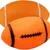 HausPets Petit jouet couineur en caoutchouc pour chien Orange HausPets Petit jouet couineur en caoutchouc pour chien Orange