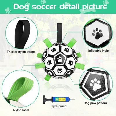 Pawffee Balle de football interactive pour chien Pawffee Balle de football interactive pour chien