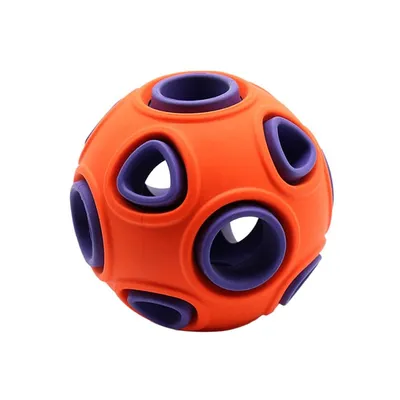 PetTribes Balle Caoutchouc Chien avec Clochette, Souple, Nettoyage Dentaire PetTribes Balle Caoutchouc Chien avec Clochette, Souple, Nettoyage Dentaire