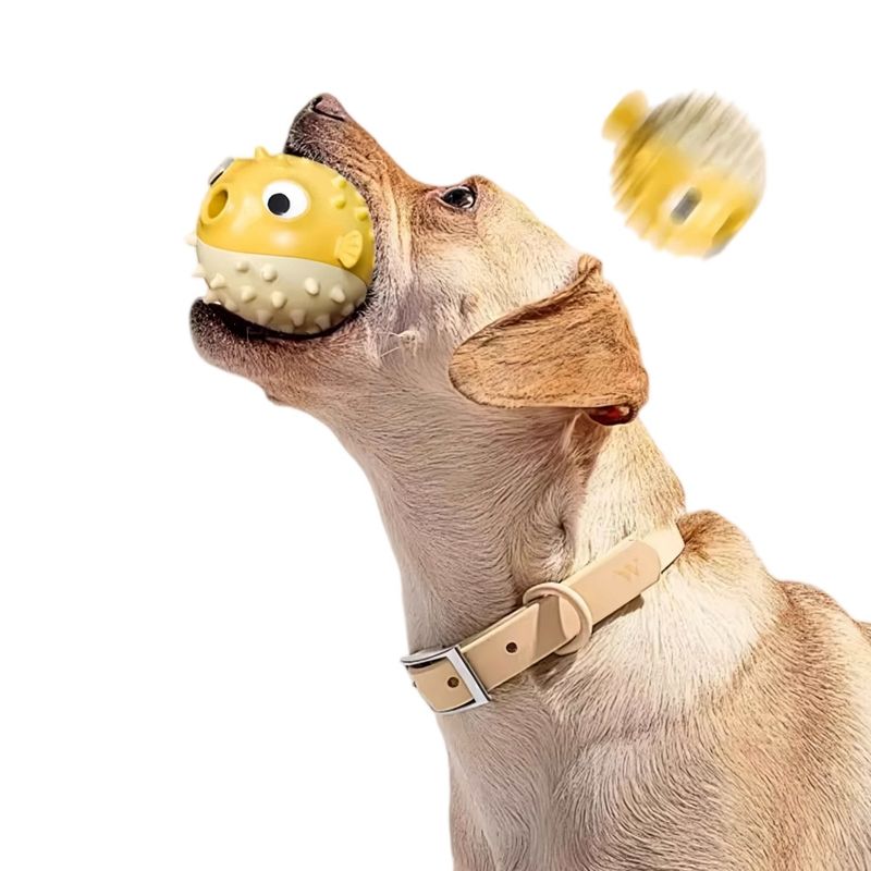 FurryFusion Springender Fisch Hunde-Ablenkungsspielzeug