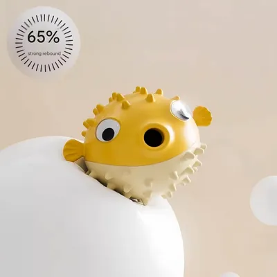 FurryFusion Jouet de distraction pour chien en forme de poisson sauteur