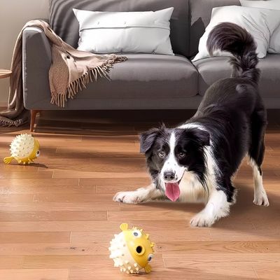 FurryFusion Juguete de distracción para perros con forma de pez saltarín