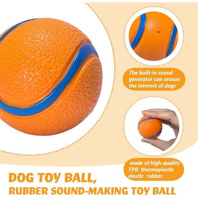 ZooVenture Pelotas de caucho natural para perros (2 unidades)