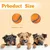 ZooVenture Balle Caoutchouc Chien Naturel 2P ZooVenture Balle Caoutchouc Chien Naturel 2P